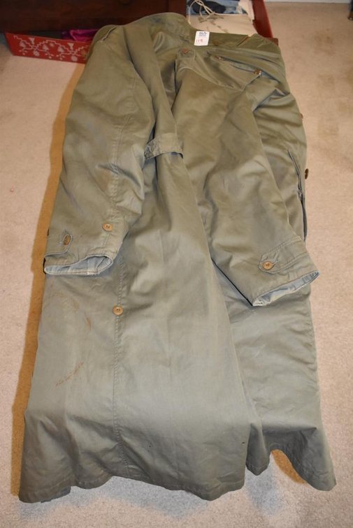 Vintage WWII Coat - 38L - World War II Winter Coat