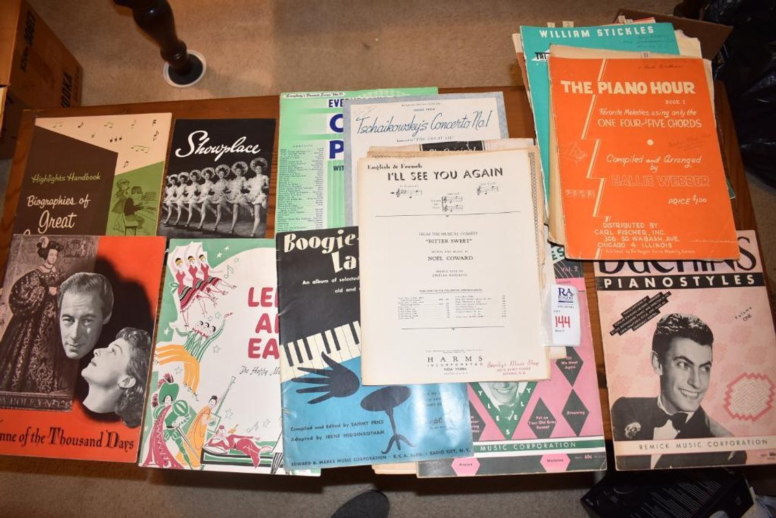 Vintage Piano Music Books