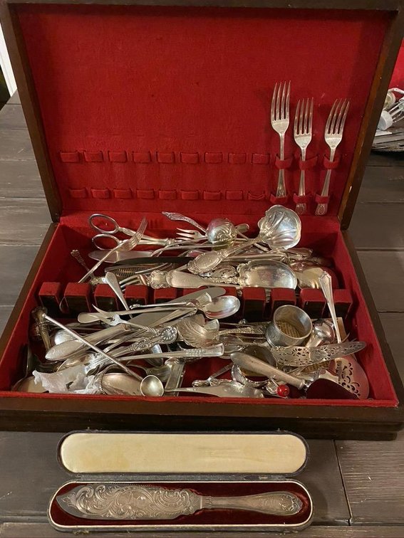 Assorted Silver Plated Flatware 