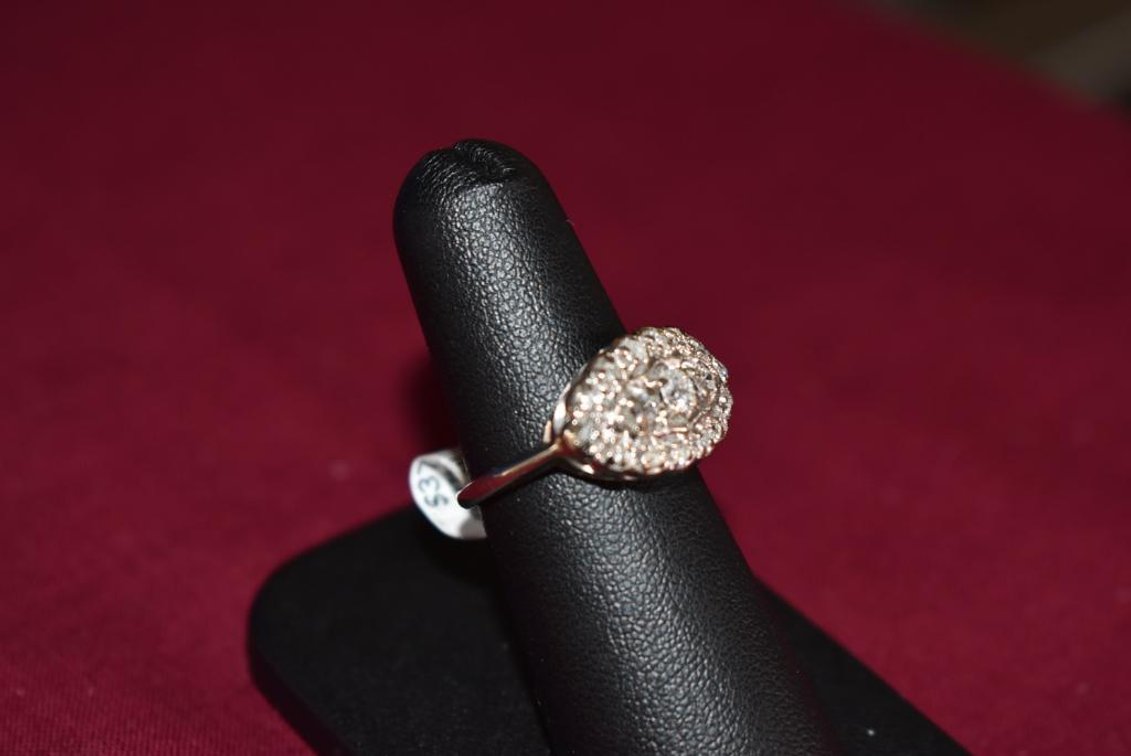 14k 5.00g WG Diamond Princess Ring