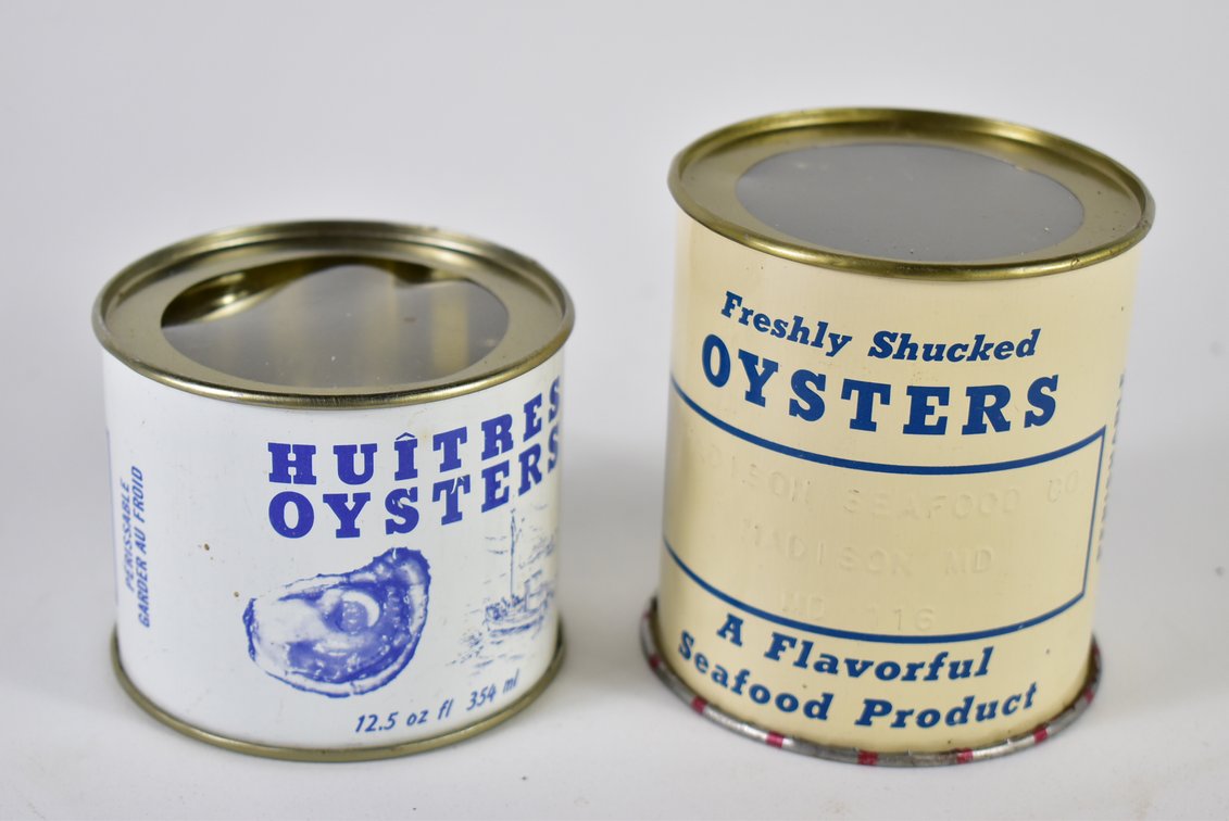 Huitres Oysters & Madison Seafood Co. Oysters Cans 