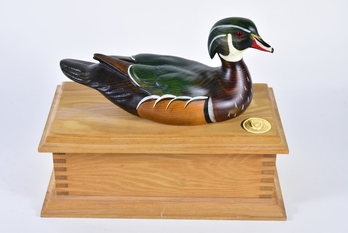 Ducks Unlimited Duck Wooden Box 