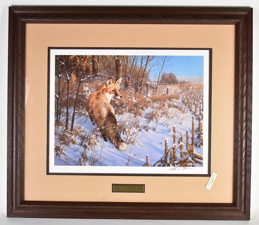 “Winter - Red Fox” By Michael Sieve Framed Picture 