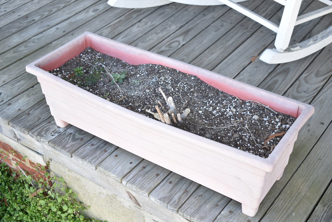 Plastic Planters & Porch Contents