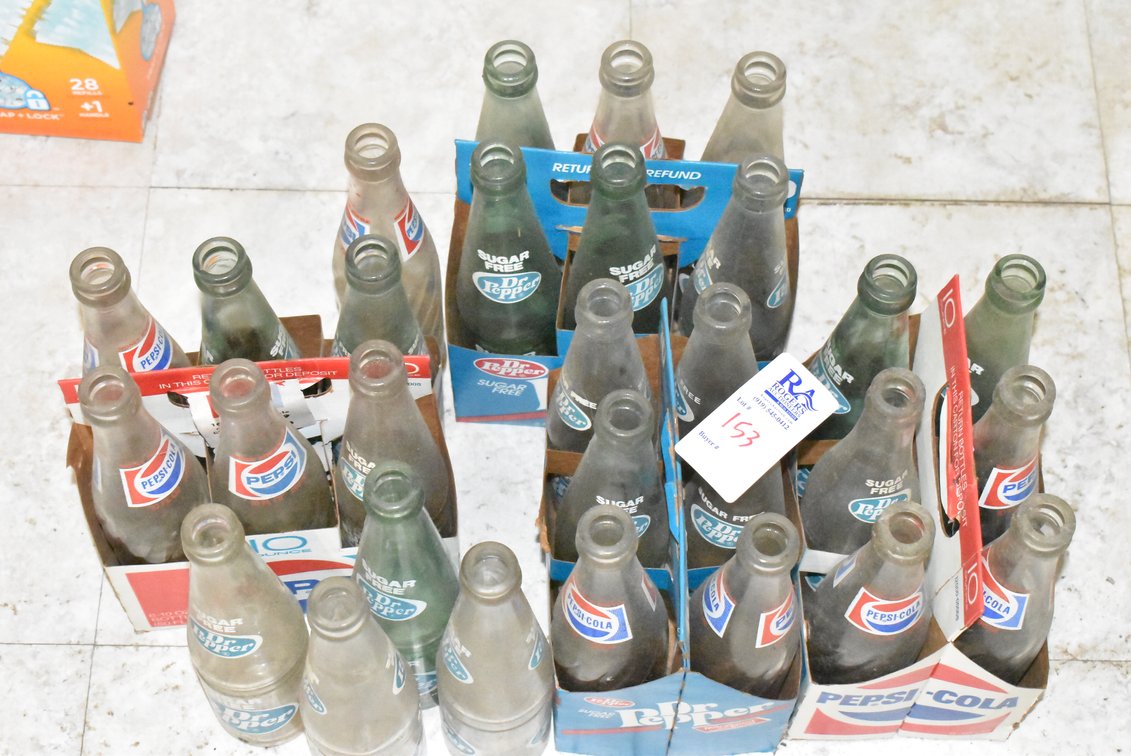Pepsi & Dr. Pepper Soda Bottles