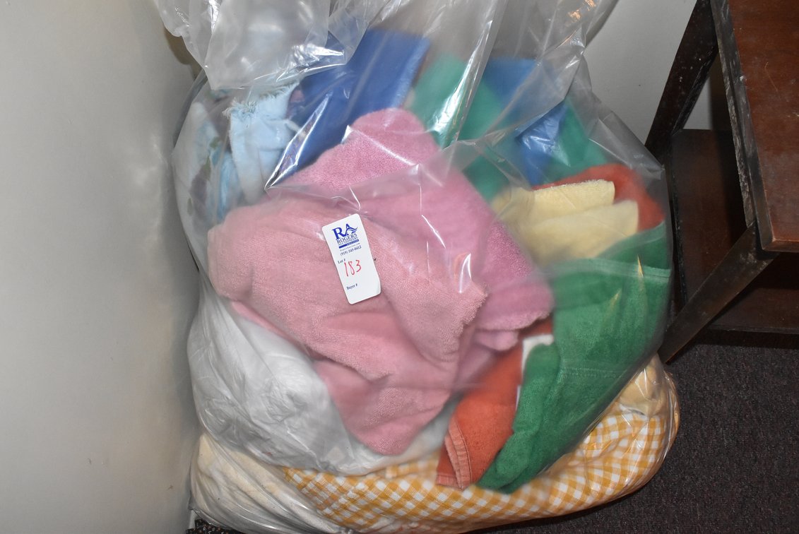 Towels & Blankets in Plastic Bag