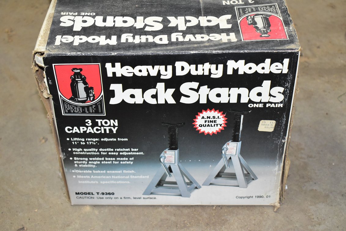Heavy Duty Model 3 Ton Jack Stands 
