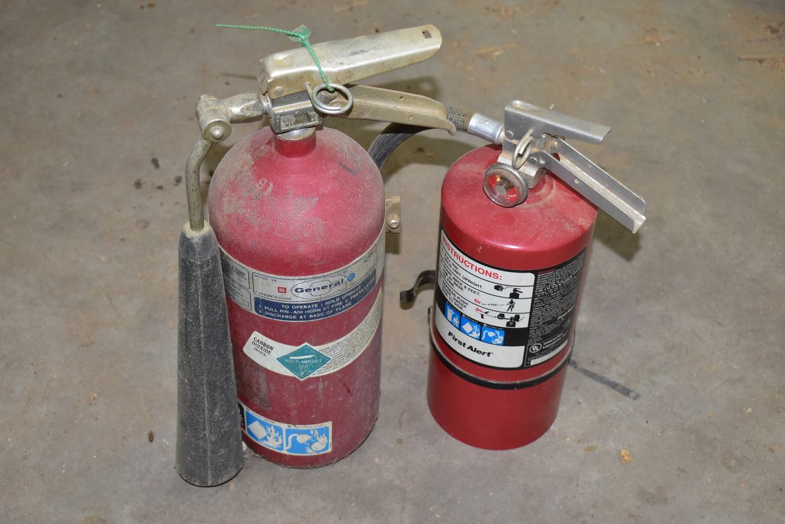 (2) Fire Extinguishers 
