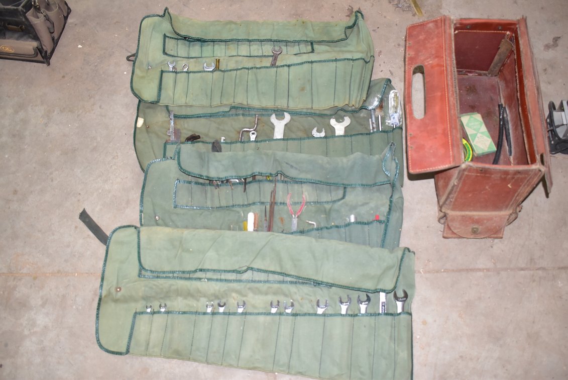 Assorted Tools and Roll Bags 