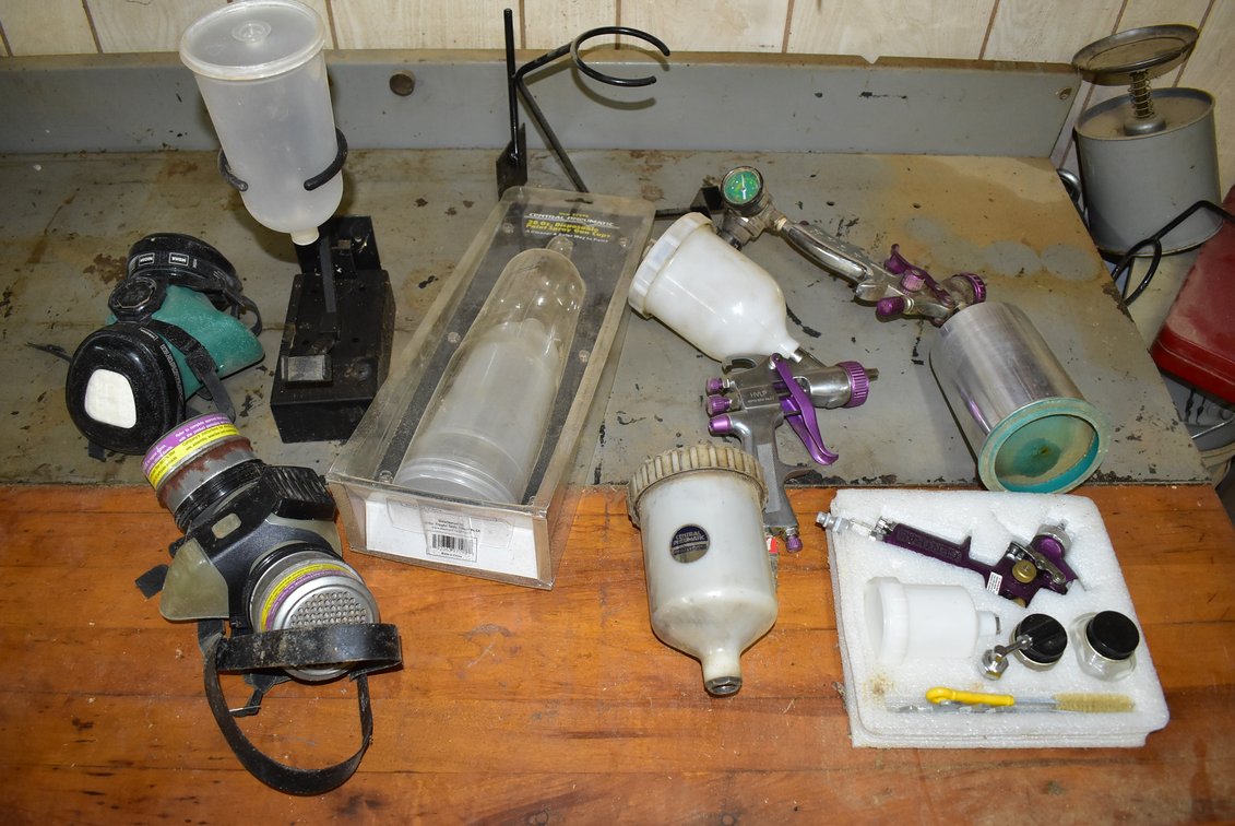 Assorted Paint Spraying Equipment 