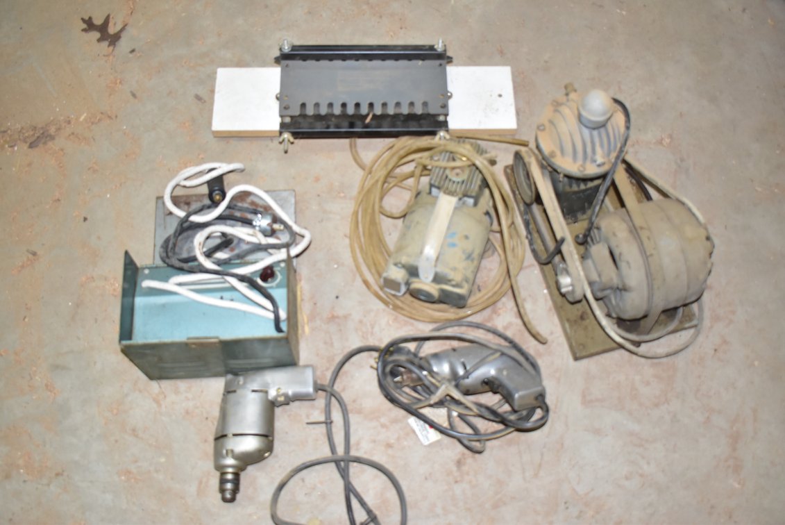 Assorted Tools, Motors, Etc. 