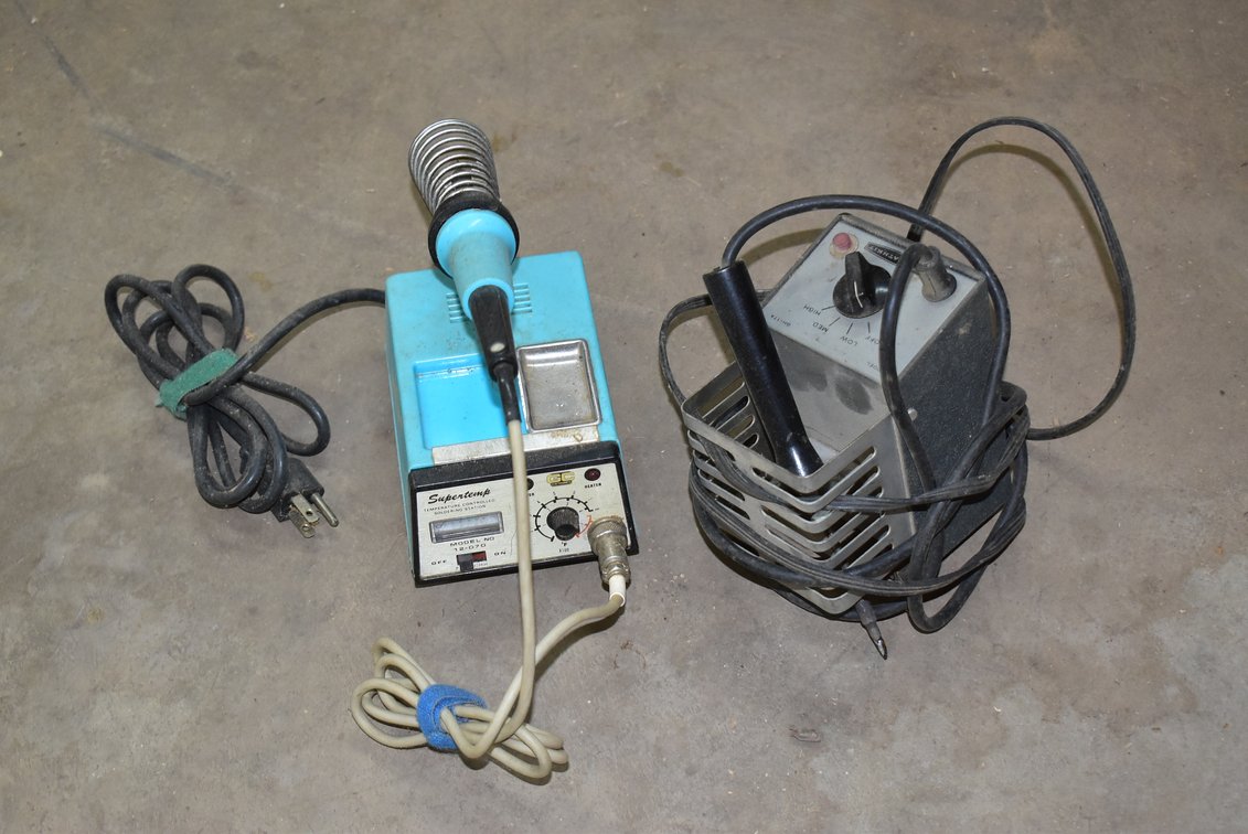 Supertemp Soldering Station and Heathkit 
