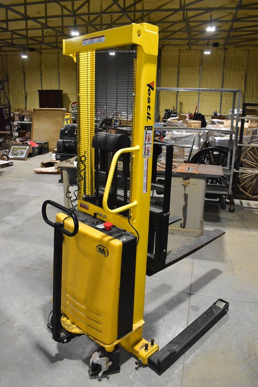 Vestil Stacker w/ Powered Lift - 2000 LB Capacity *See Video 