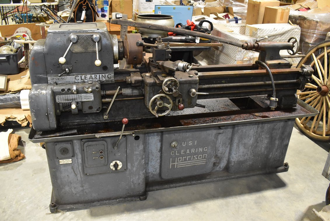 USI Clearing Harrison Lathe 13” Swing