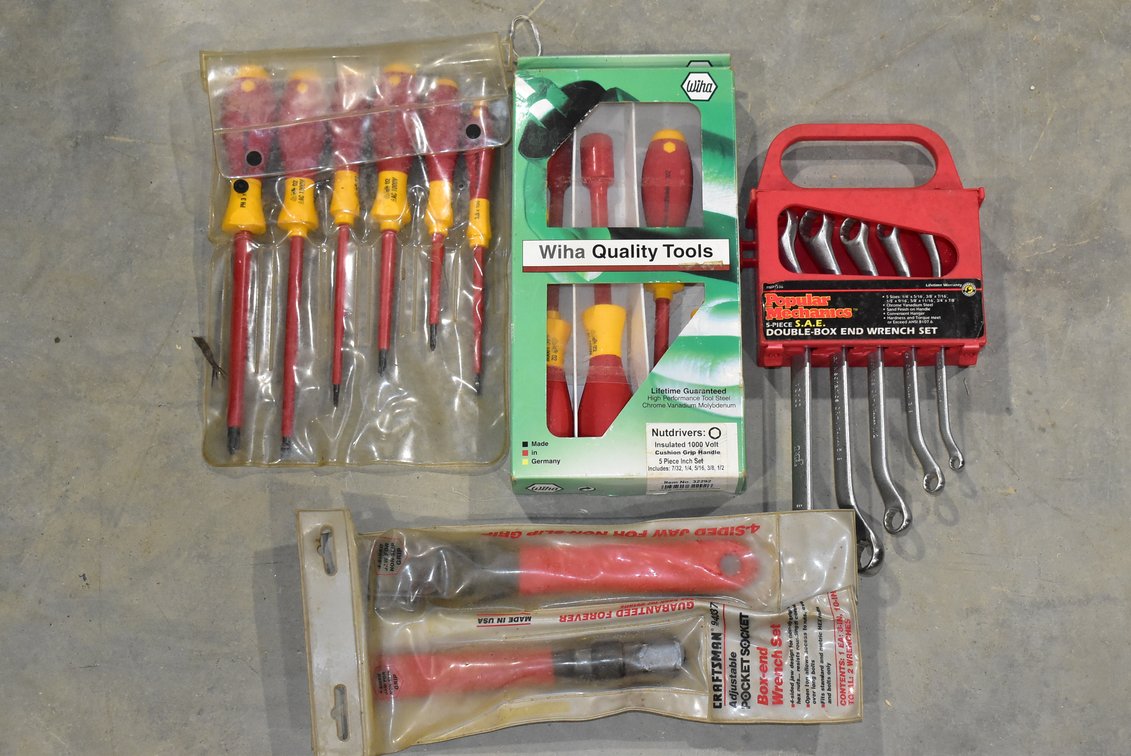 Assorted Screwdrivers, Nutdrivers, & Wrenches 