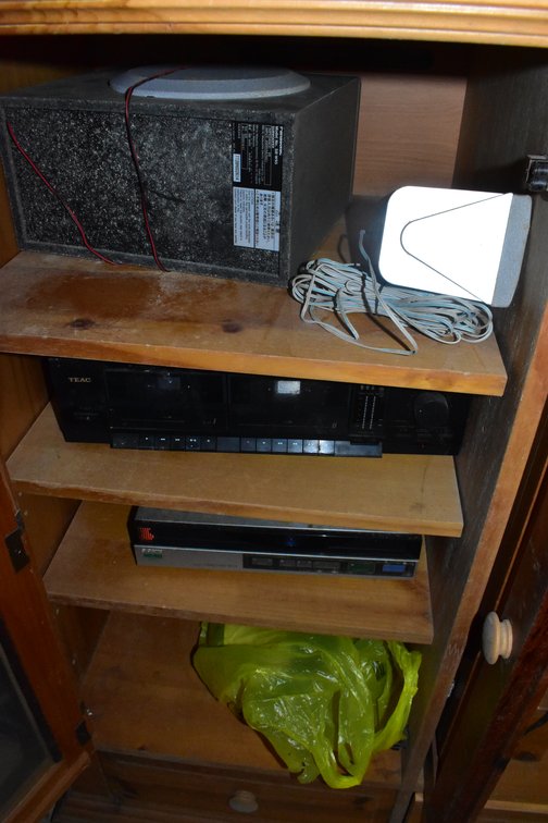 Sony Stereo Turntable System, TEAC Stereo Cassette Player w/ Speakers