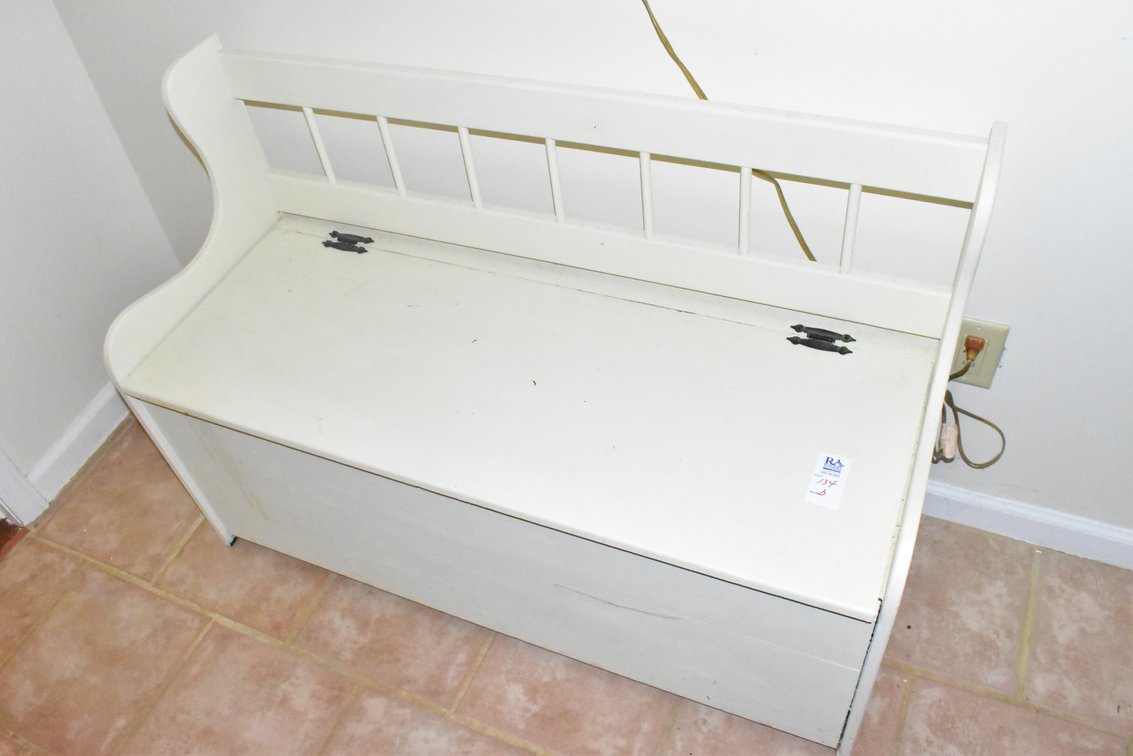 White Bench w/ Seat