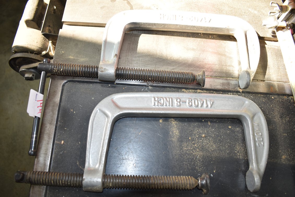 Pair 8" C-Clamps