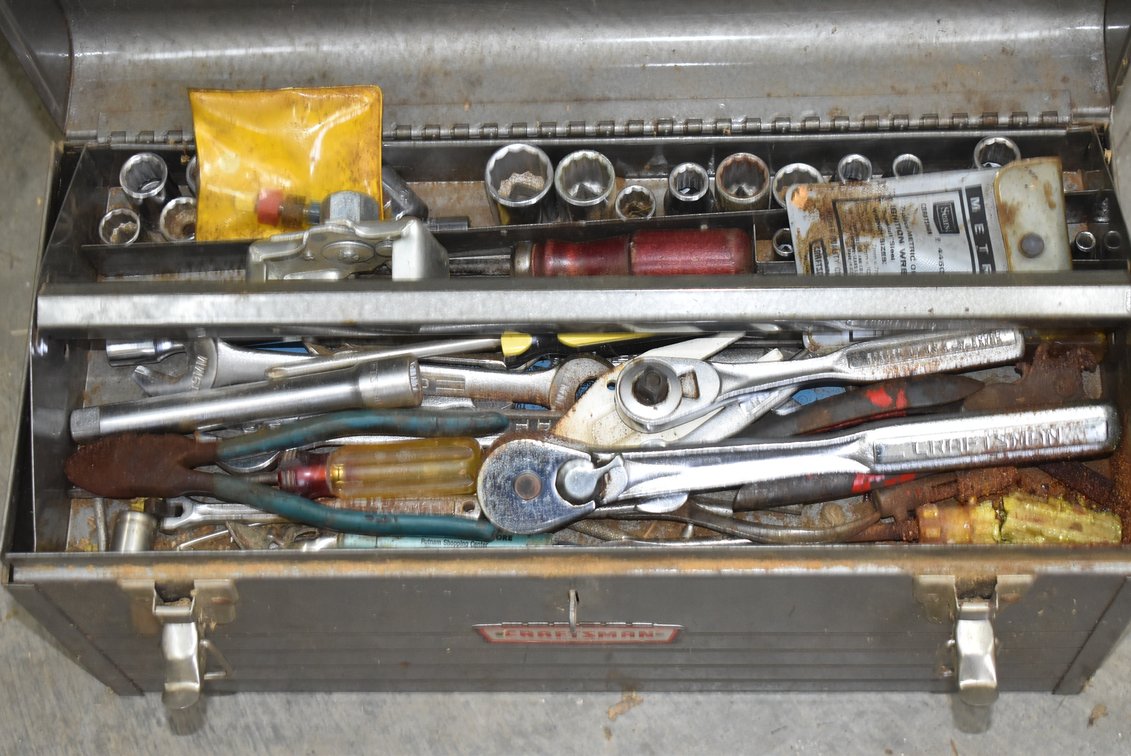 Gray Craftsman Toolbox w/ Tools