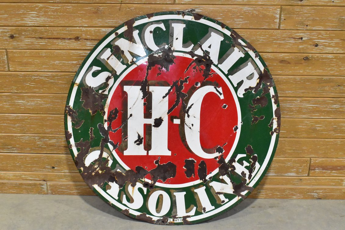 4 Ft. Sinclair Gasoline Double Sided Sign 