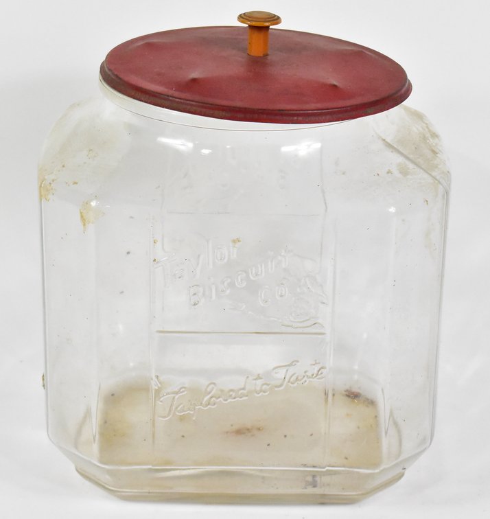 Taylor Biscuit Co. Glass Jar 