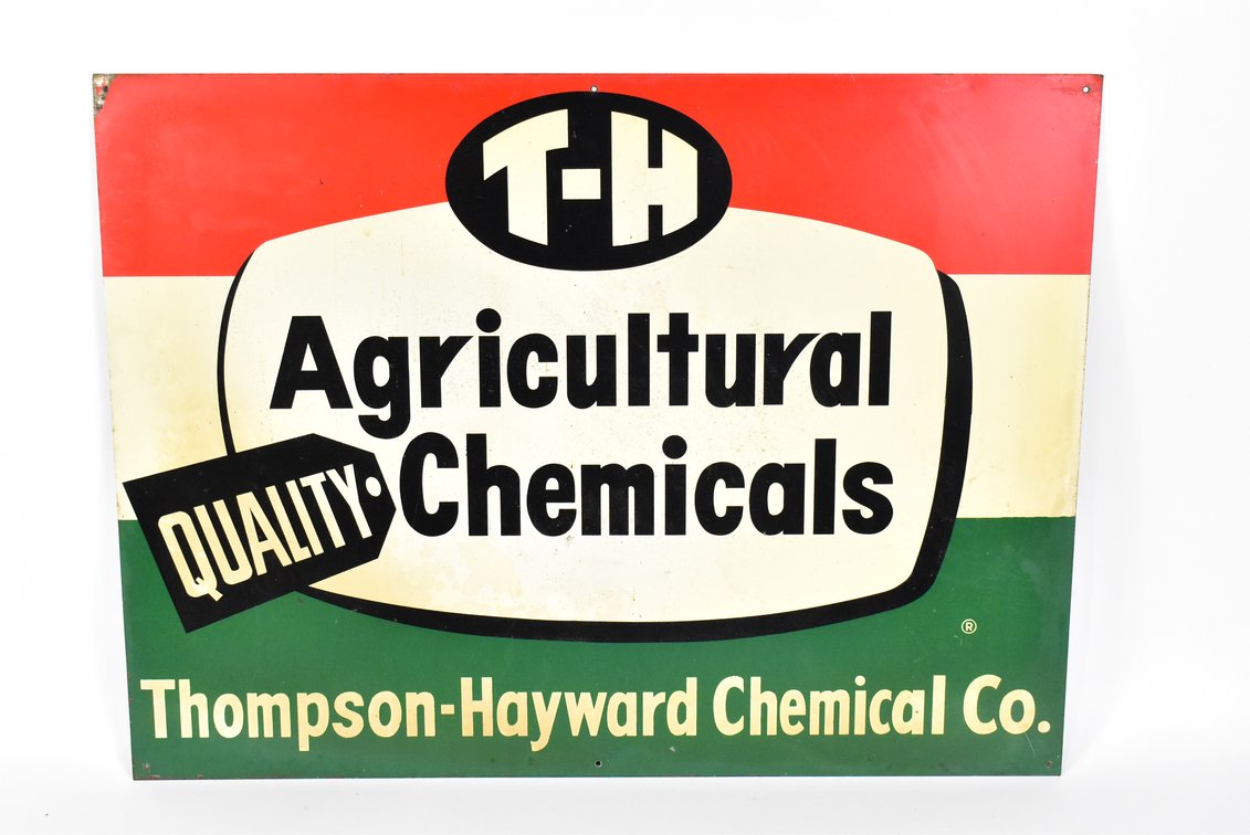 Agricultural Quality Chemicals Thompson-Hayward Chemical Co. Sign 