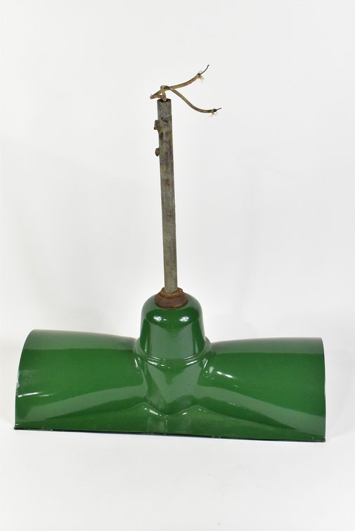 Vintage Green Porcelain Lamp Light 
