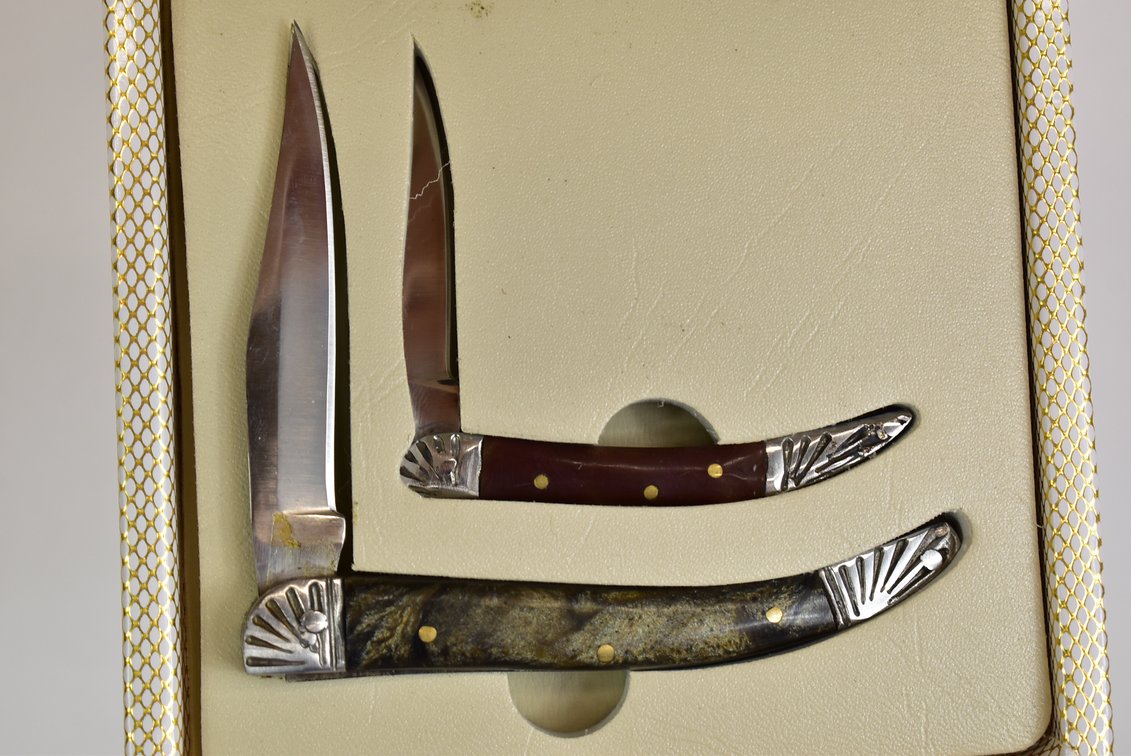 S&D Leopard Pocket Knives 