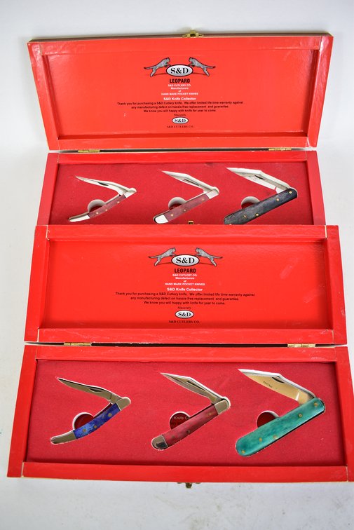 S&D Leopard Pocket Knives 