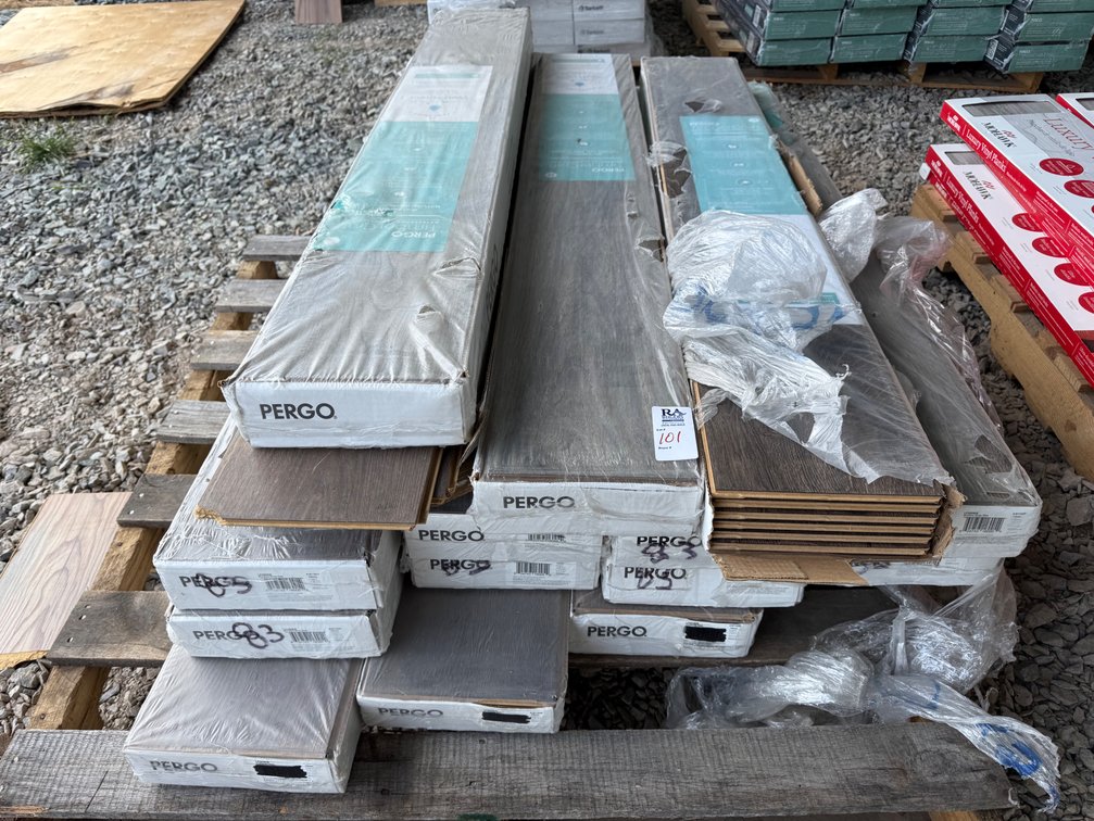 253.9 SF  PERGO LF000909 Anchor Grey Oak Waterproof Click Laminate Planks