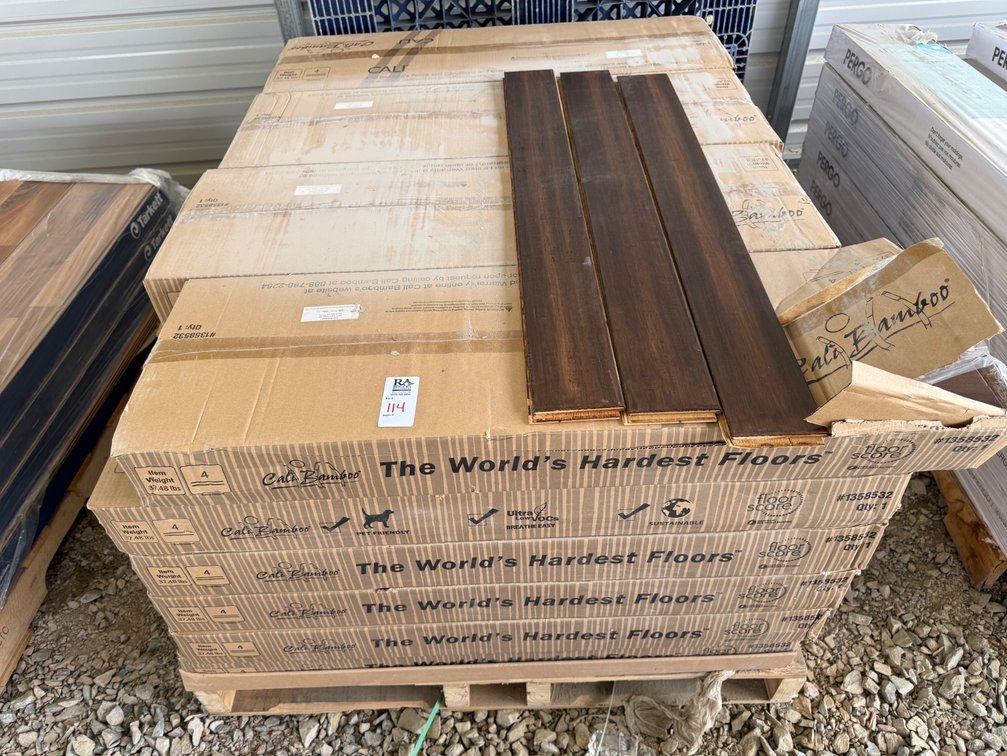 544.5 SF  BORDEAUX Bamboo Flooring Click Engineered Planks