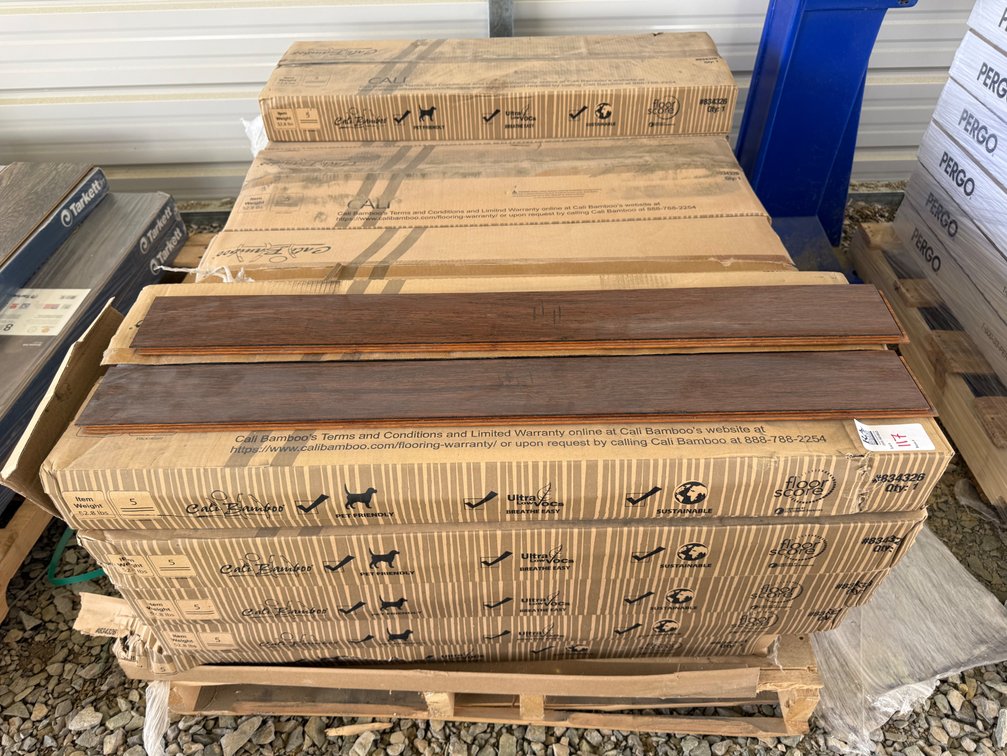 408.4 SF  CALI Bamboo Flooring Antique Java Click Engineered Planks