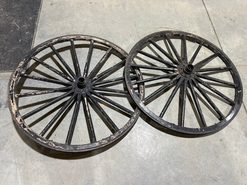 Vintage Buggy Wheels 