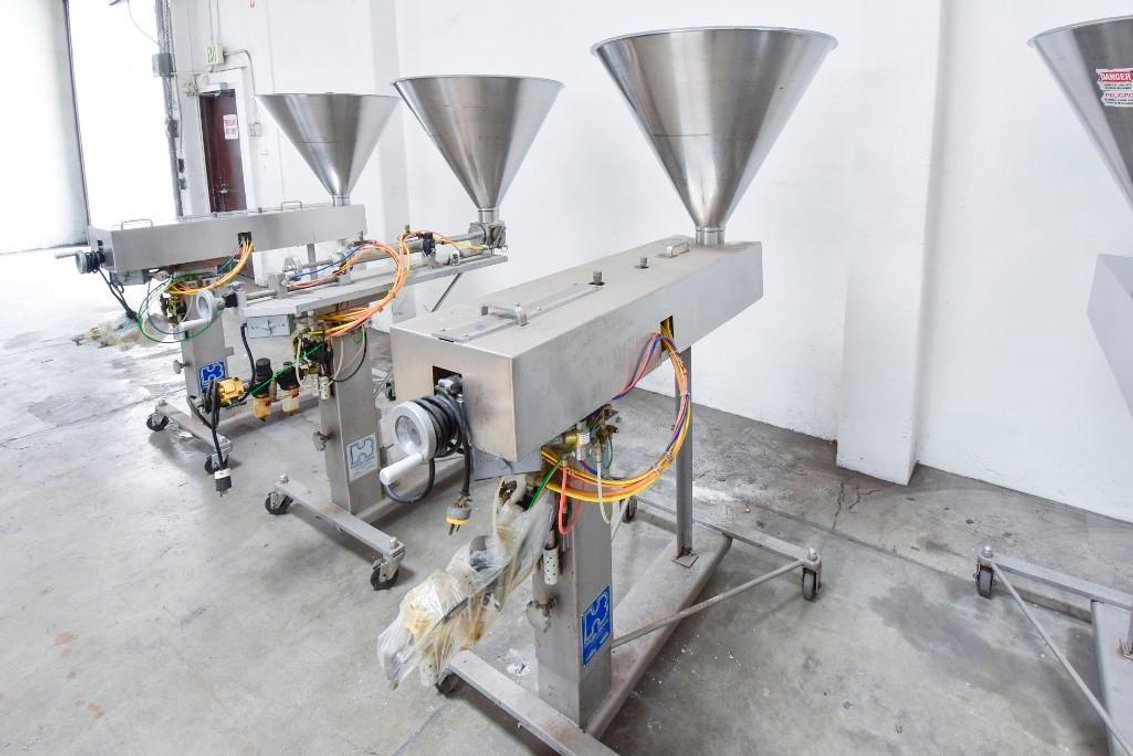 Image for ***SOLD*** MJK1727 Hinds Bock Single Piston Liquid Filler on Casters