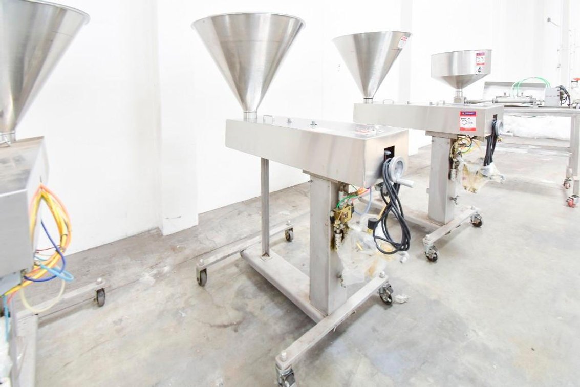 Image for ***SOLD*** MJK1722 Hinds Bock Single Piston Liquid Filler on Casters
