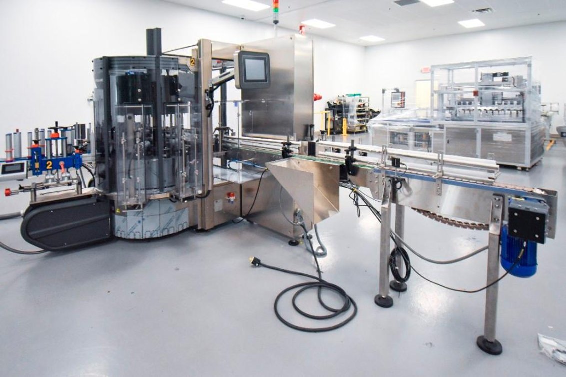 Image for ***SOLD*** MJK1859 P.E Automatic labelling machine Series SL KD776
