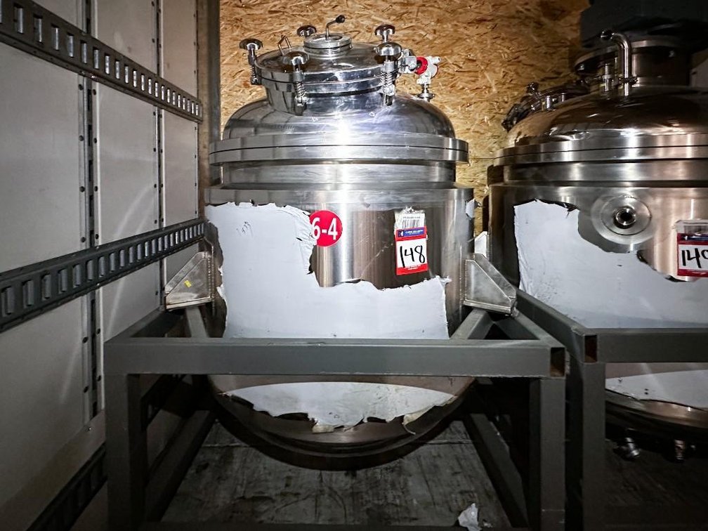 Image for MJK1916 New 500 Liter, SS, Fully Jacketed, Vacuum, Triple Motion Mixing Kettle 
