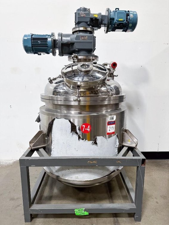 Image for MJK1917 NEW - 500 Liter, SS, Fully Jacketed, Vacuum, Triple Motion Mixing Kettle