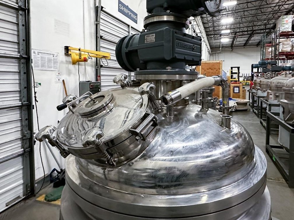 Image for MJK1918 NEW - 500 Liters SS Fully Jacketed Vacuum Triple Motion Mixing Kettle