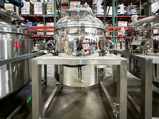 Image for MJK1923 Stainless Steel Full Sweep Triple Motion Mixing Kettle 1000 Liters