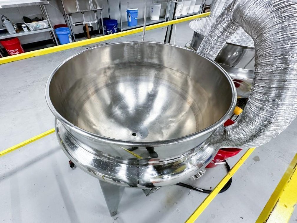 Image for MJK2036 300 KG Hatel Gummy Depositor Line with Mixing Kettle Kitchen