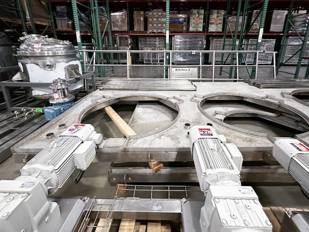Image for MJK1926 NEW – Process Kitchen System - Process Kitchen, Jacketed, Vacuum, Multi Motion Mixing Kettles, Pumps and Mezzanine