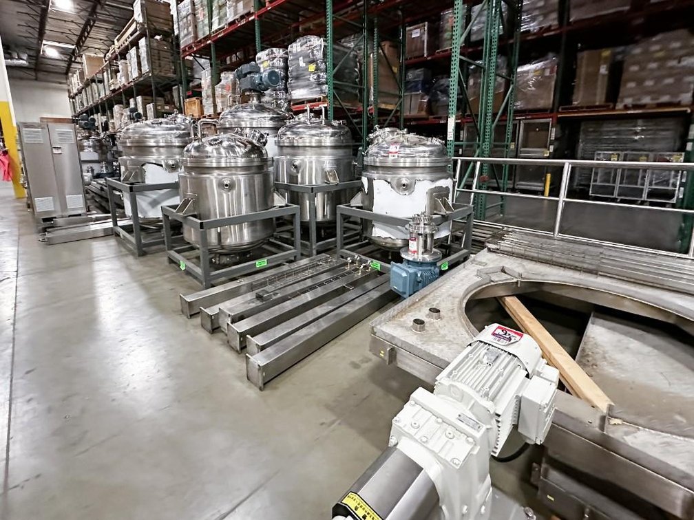 Image for MJK1926 NEW – Process Kitchen System - Process Kitchen, Jacketed, Vacuum, Multi Motion Mixing Kettles, Pumps and Mezzanine