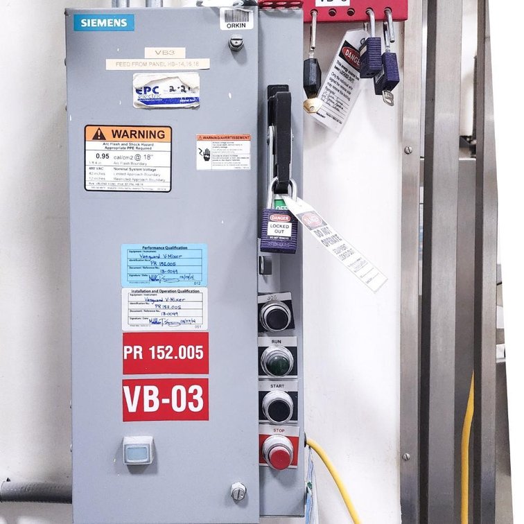 Image for ***SOLD*** MJK2047 150 Cubic Foot Vanguard V-Blender with Intensifier Bar