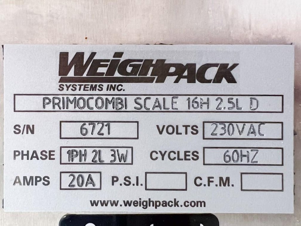 Image for ***SOLD***GUMMY COUNTER AND FILLING SYSTEM - WEIGHPACK PRIMOCOMBI, SPINDEXER ROTARY INDEX FILLING 