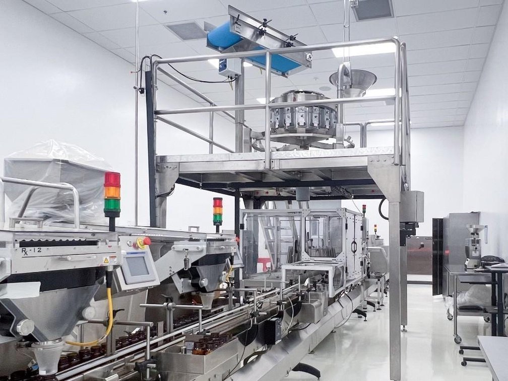 Image for ***SOLD***GUMMY COUNTER AND FILLING SYSTEM - WEIGHPACK PRIMOCOMBI, SPINDEXER ROTARY INDEX FILLING 