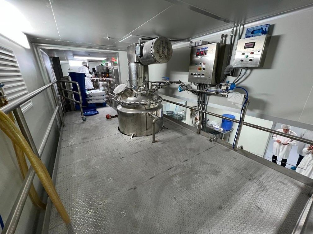 Image for MJK1889 Gelatin Reactor 800L on Mezzanine