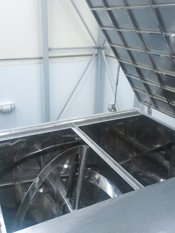 Image for ***SOLD***MJK2076 Tecnox/Ideal Solution 350-R Ribbon Blender 10,000L/350 CU FT