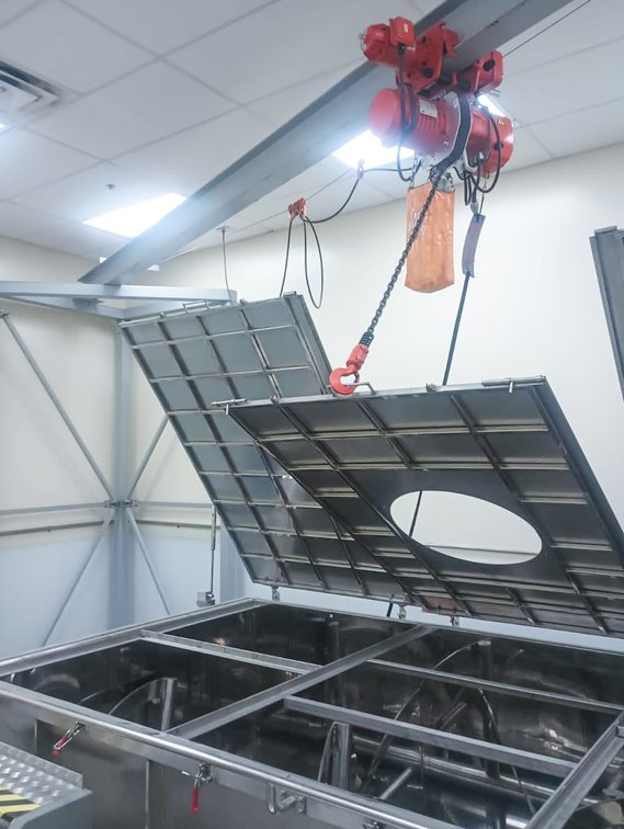 Image for ***SOLD***MJK2076 Tecnox/Ideal Solution 350-R Ribbon Blender 10,000L/350 CU FT