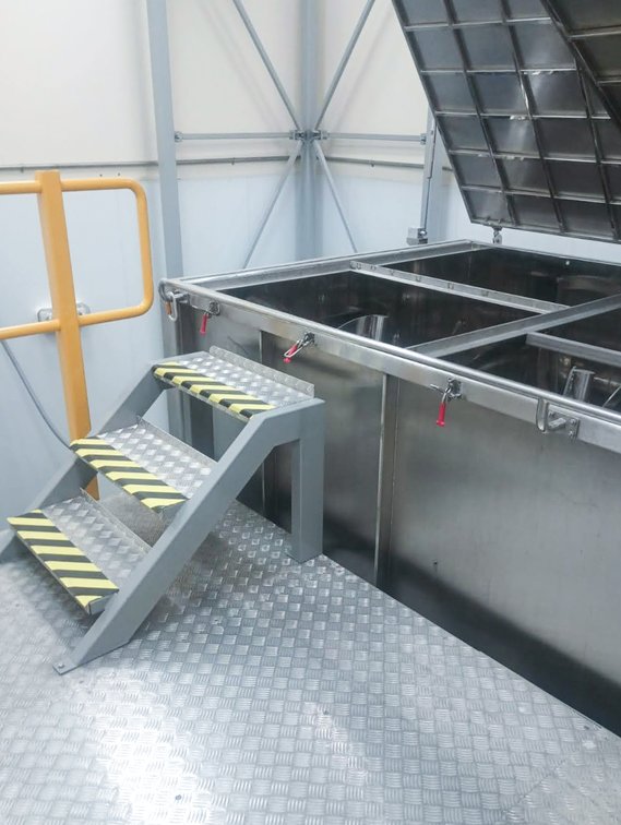 Image for ***SOLD***MJK2076 Tecnox/Ideal Solution 350-R Ribbon Blender 10,000L/350 CU FT